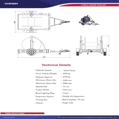 CABLE DRUM TRAILER